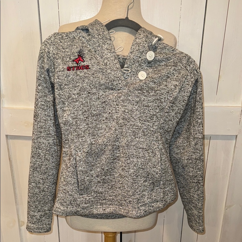 Columbia Fairfield University Stags Grey Fleece Lined Hoodie